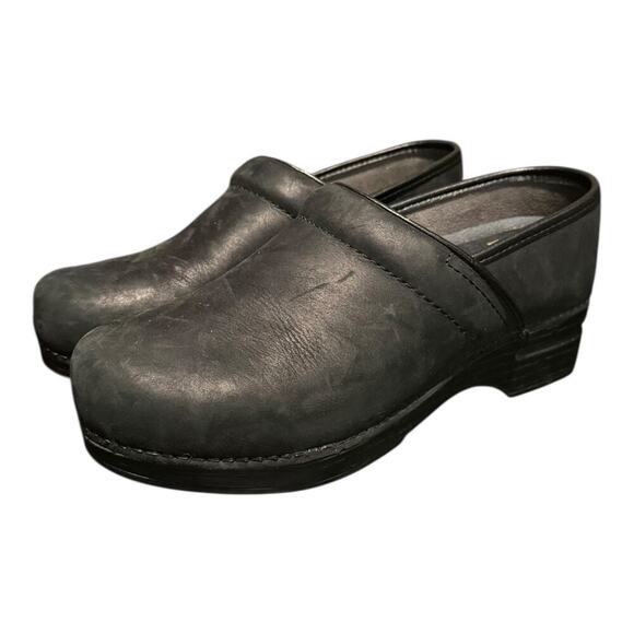 Dansko Shoes - Dansko XP Women’s Professional Black Leather Clogs Career Shoes Size 39 US 8